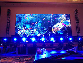 江蘇溫德姆五星級酒店P3.91室內高清LED租賃屏