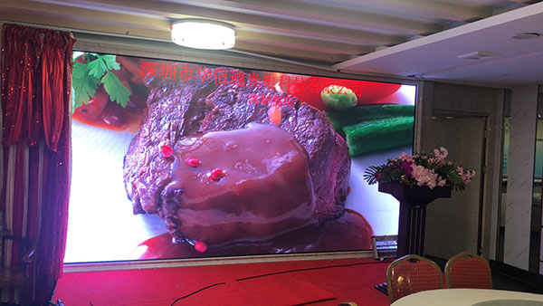 深圳福田酒店P4高清LED室內顯示屏